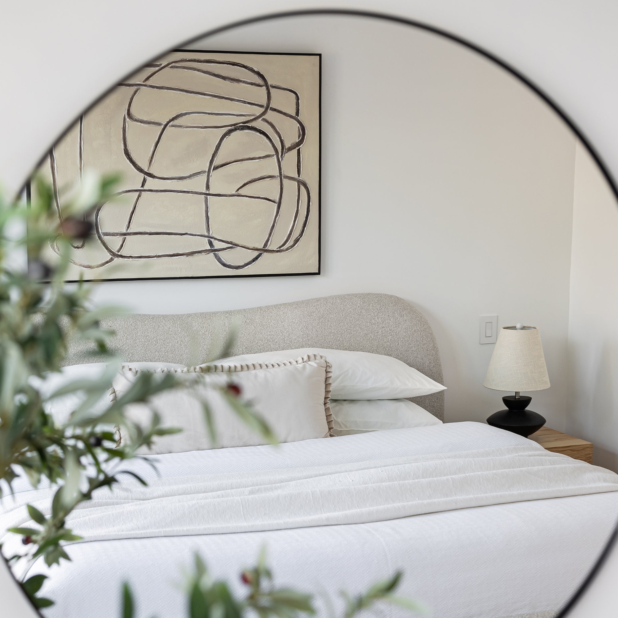 Fox Queen Bed - Buff