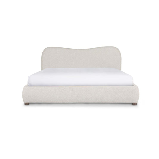 Fox King Bed - Buff