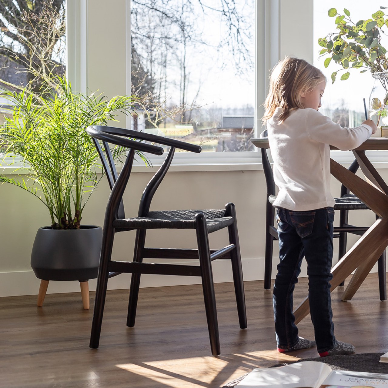 Frida Dining Chair - Matte Black
