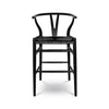 Frida Counter Stool - Black with Black Seat