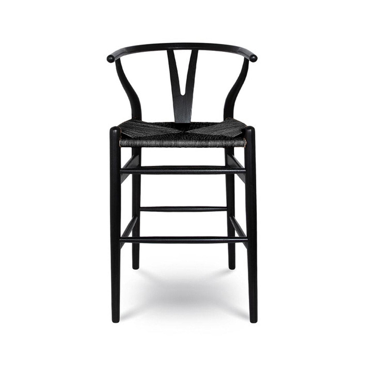 Frida Counter Stool - Black with Black Seat