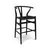 Frida Counter Stool - Black with Black Seat