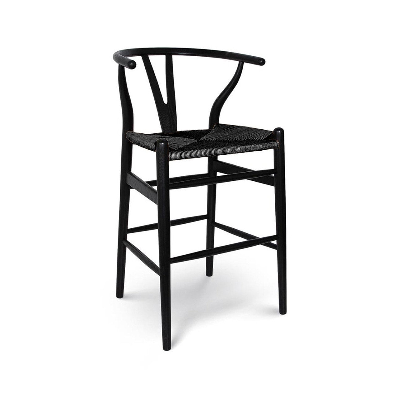 Frida Counter Stool - Black with Black Seat