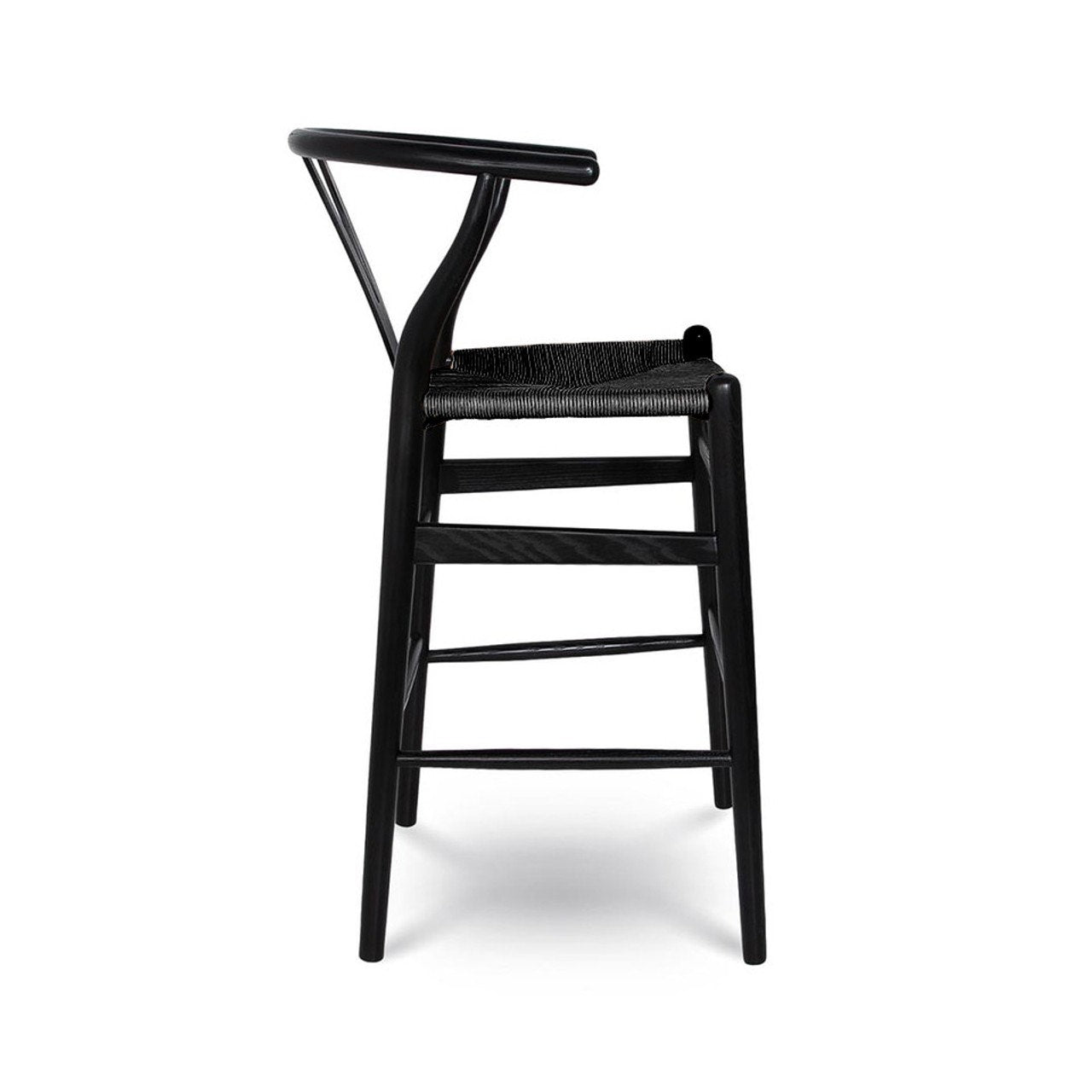 Frida Counter Stool - Black with Black Seat
