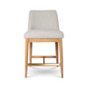 Fawcett Counter Stool - Taupe Boucle - Blonde