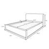 Faye Queen Bed Short - Off White