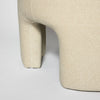 Ginger Ottoman - Velvet Natural