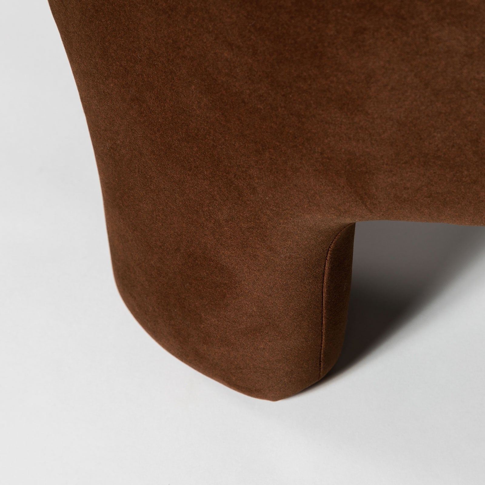 Ginger Ottoman - Velvet Chestnut