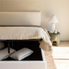 Julia Queen Storage Bed - Cream