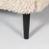 Ginger Square Ottoman - Downy Cream