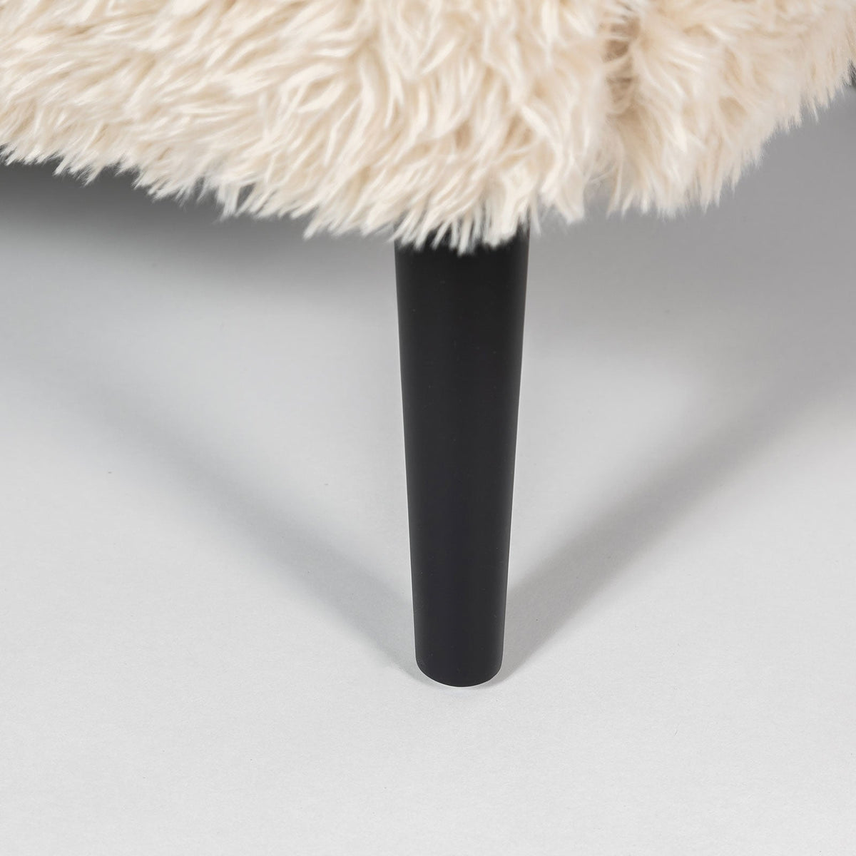 Ginger Square Ottoman - Downy Cream