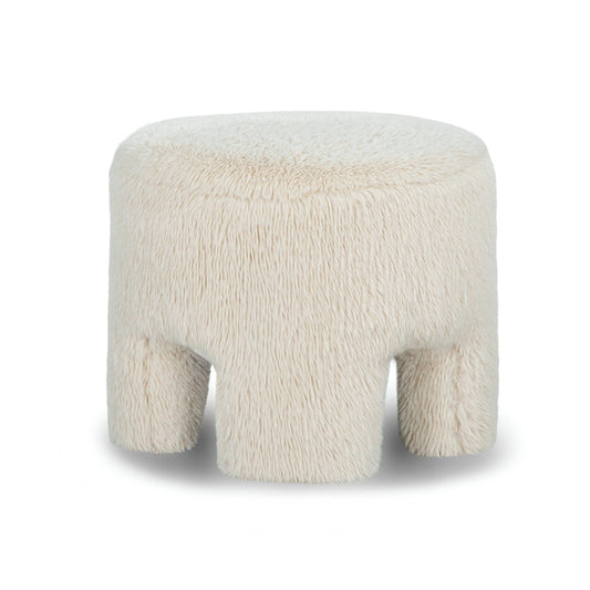 Ginger Ottoman - Downy Cream