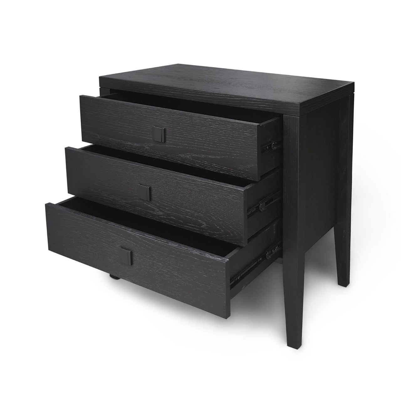 Hara 3 Drawer Dresser - Black
