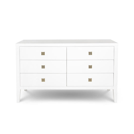Hara 6 Drawer Dresser - White