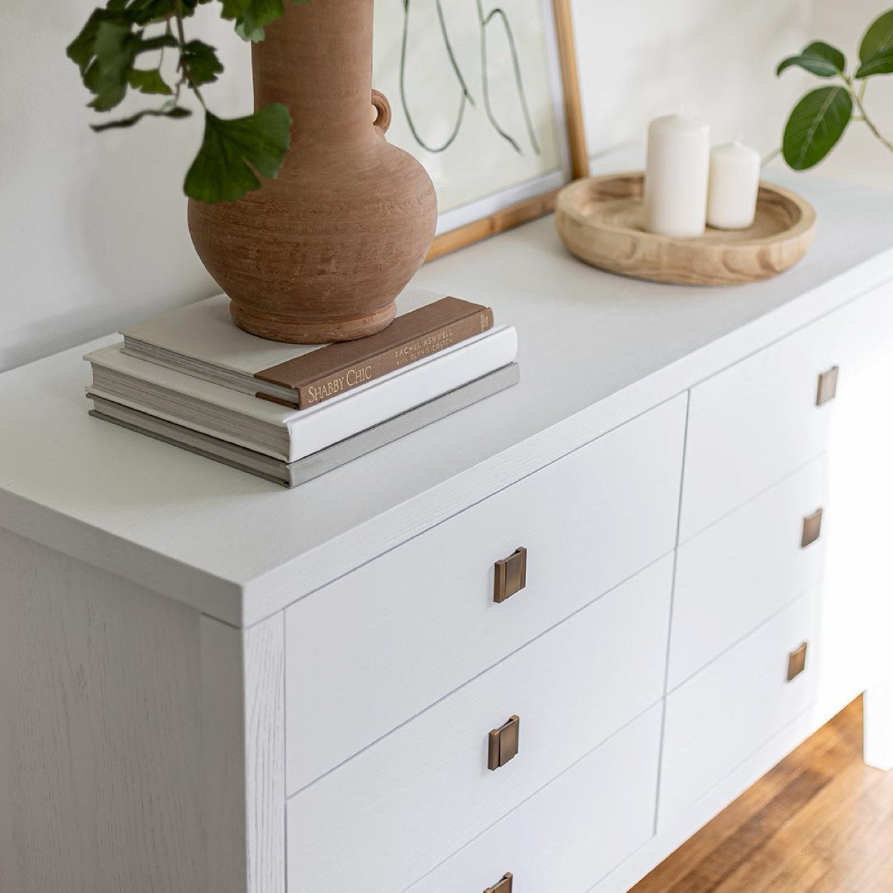 Hara 6 Drawer Dresser - White