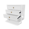 Hara 3 Drawer Dresser - White