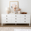 Hara 9 Drawer Dresser - White