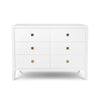 Hara 6 Drawer Dresser Tall - White