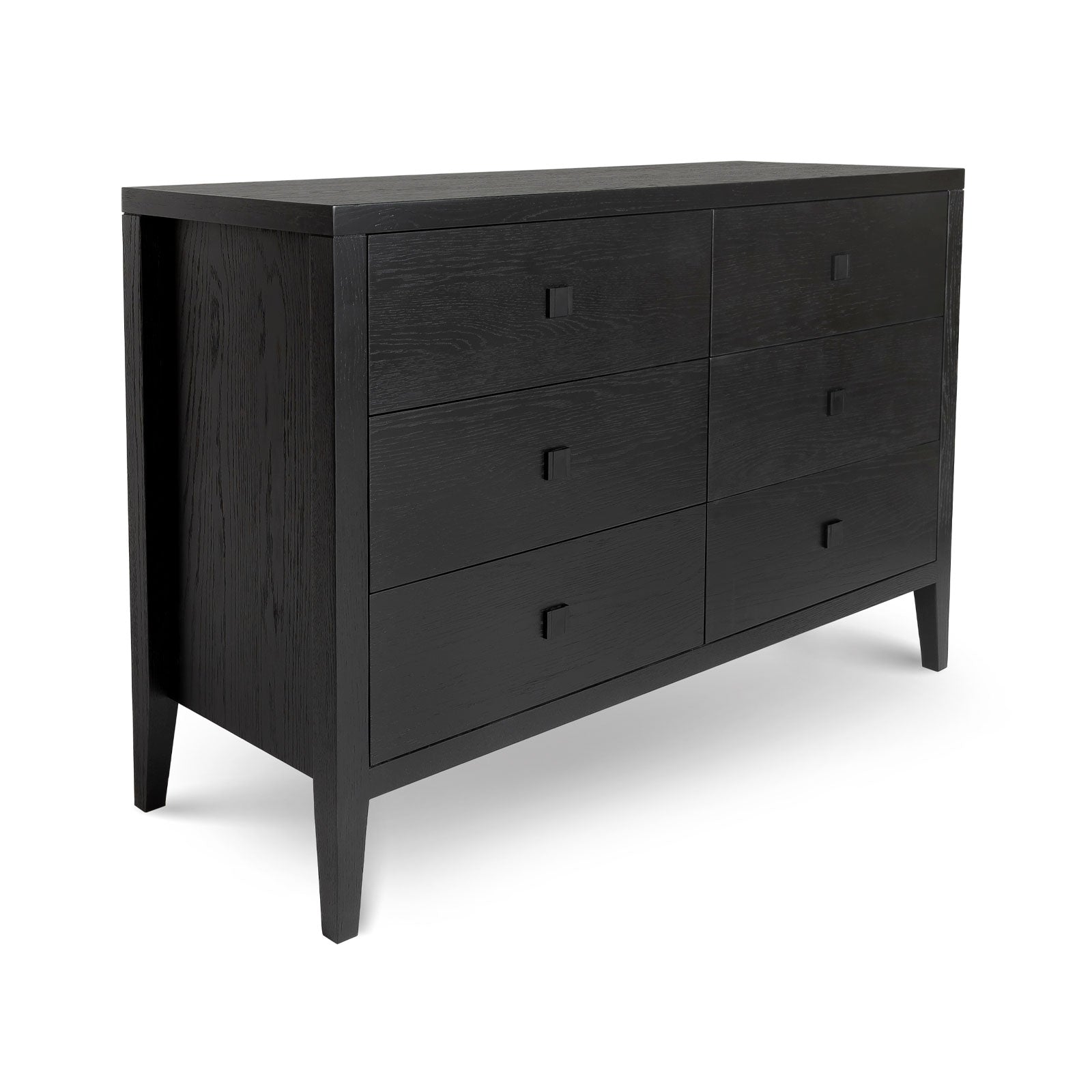 Hara 6 Drawer Dresser Tall - Black