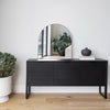 Irving 3 Door Sideboard - Black