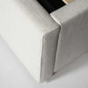 Josie King Storage Bed - Cream