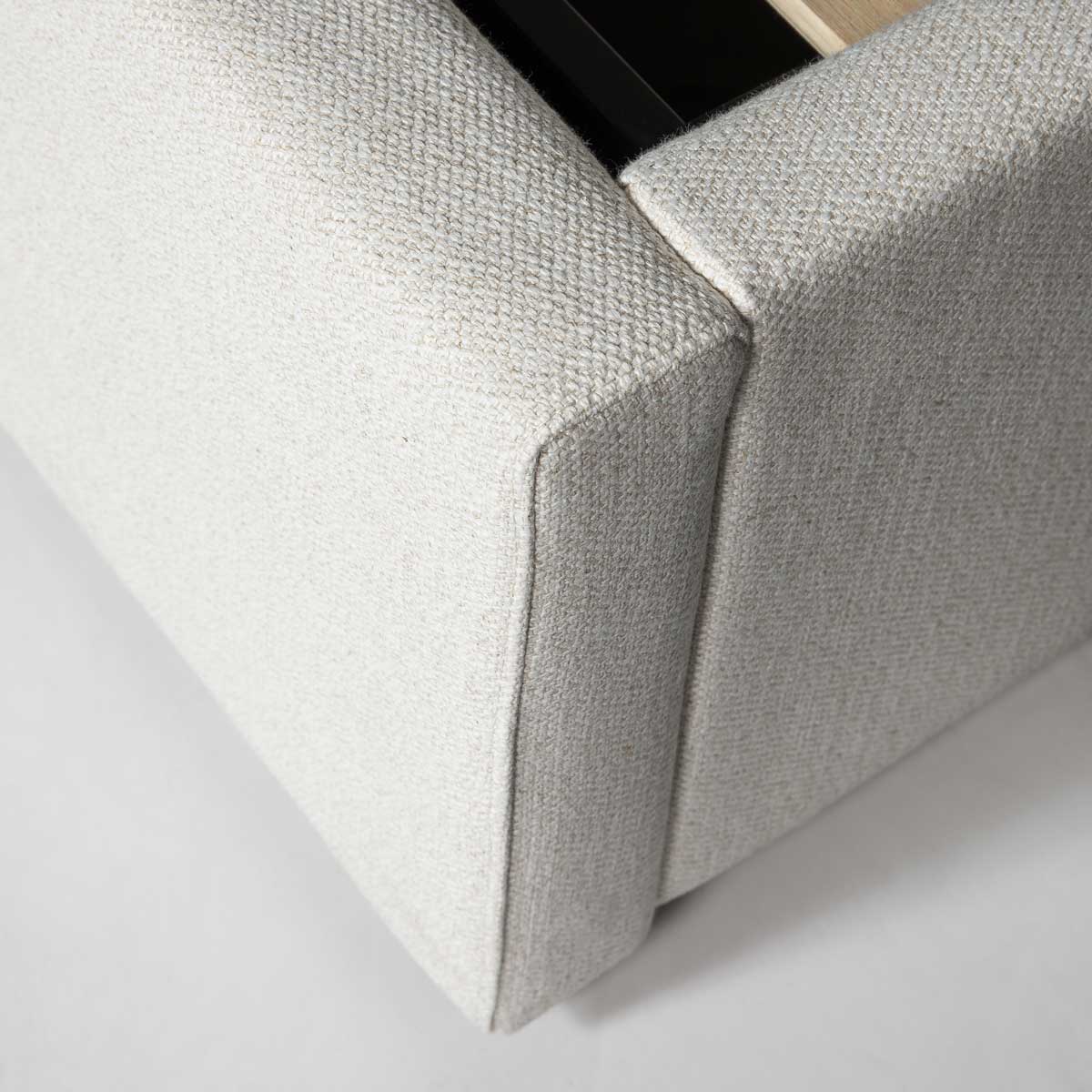 Josie Queen Storage Bed - Cream