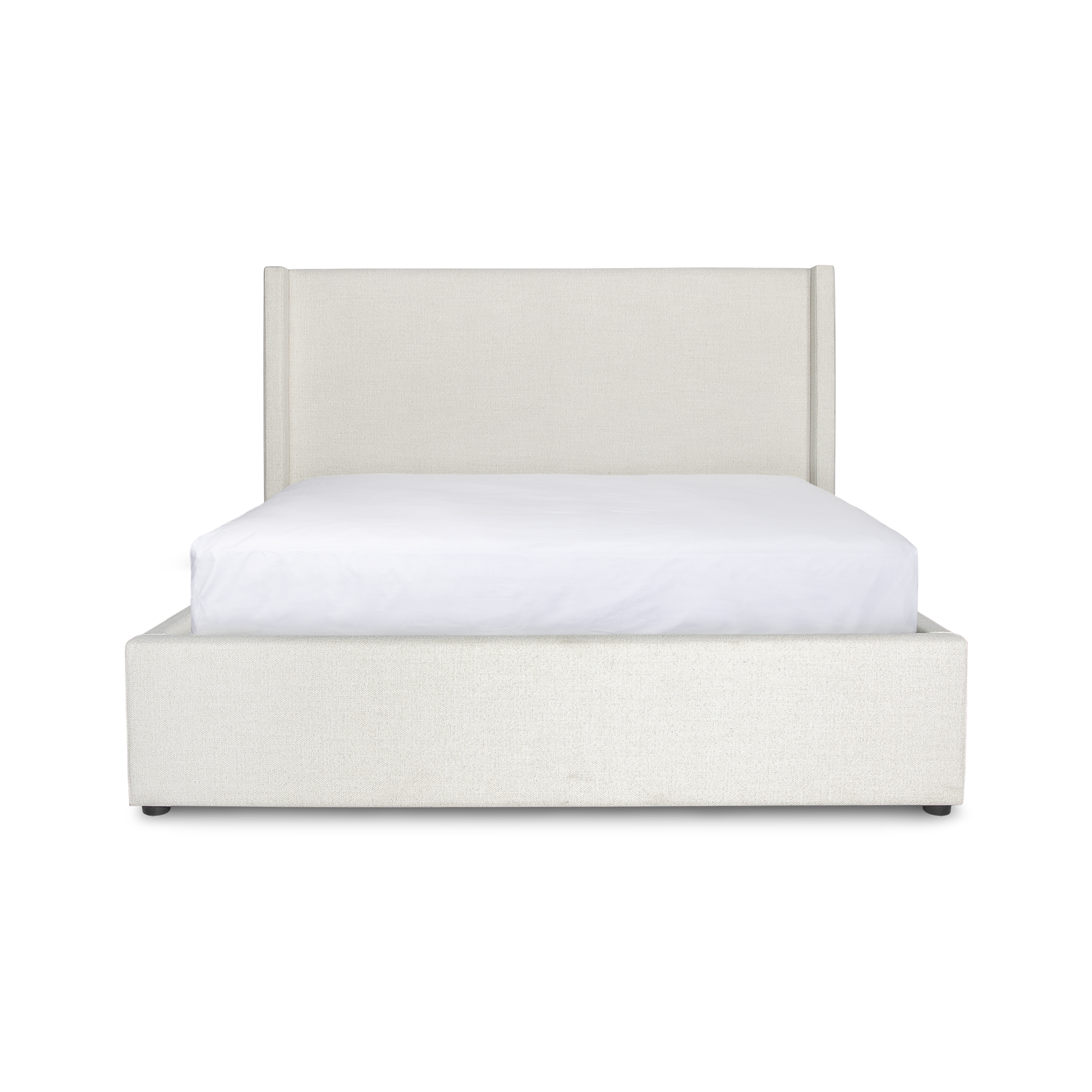 Josie King Storage Bed - Cream