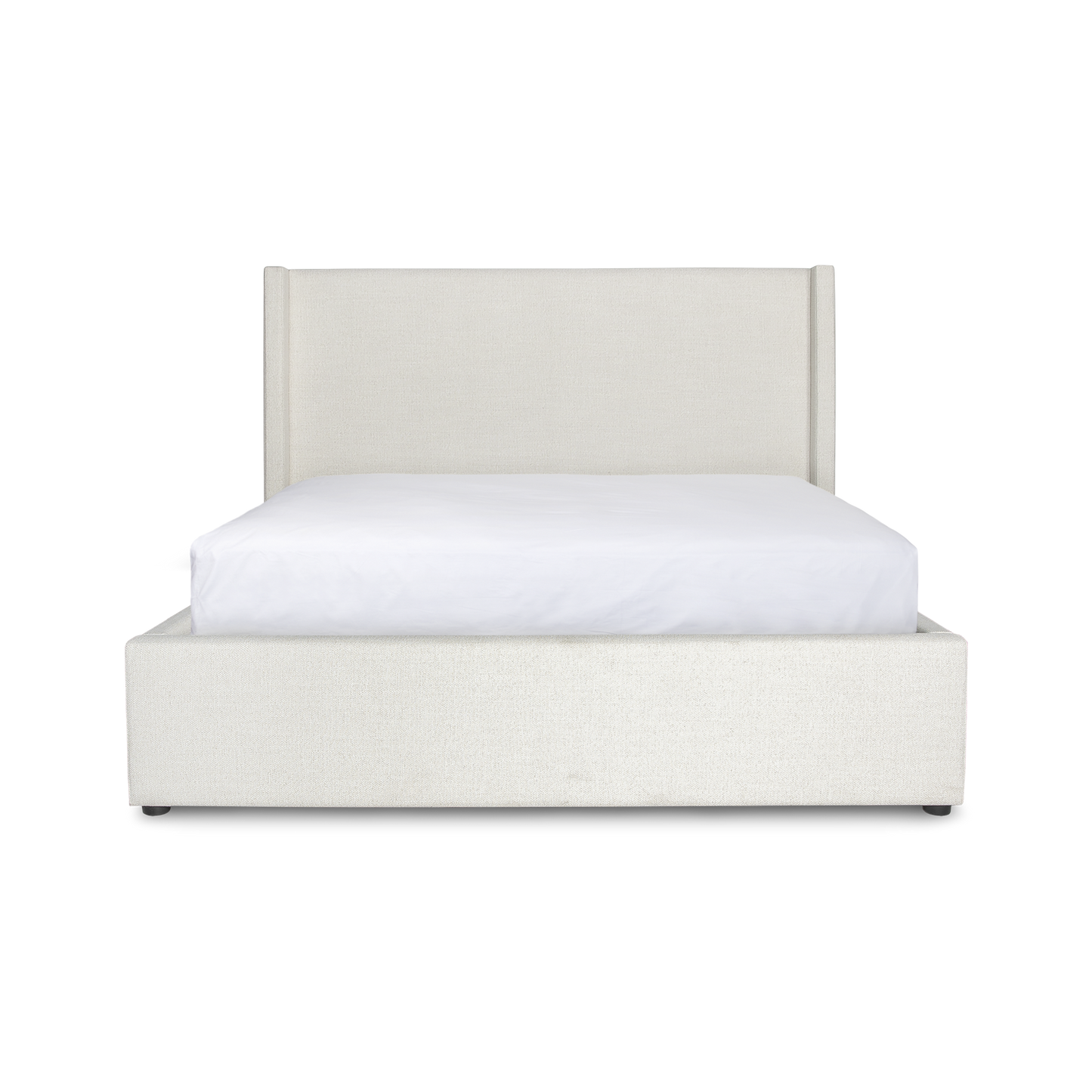 Josie King Storage Bed - Cream