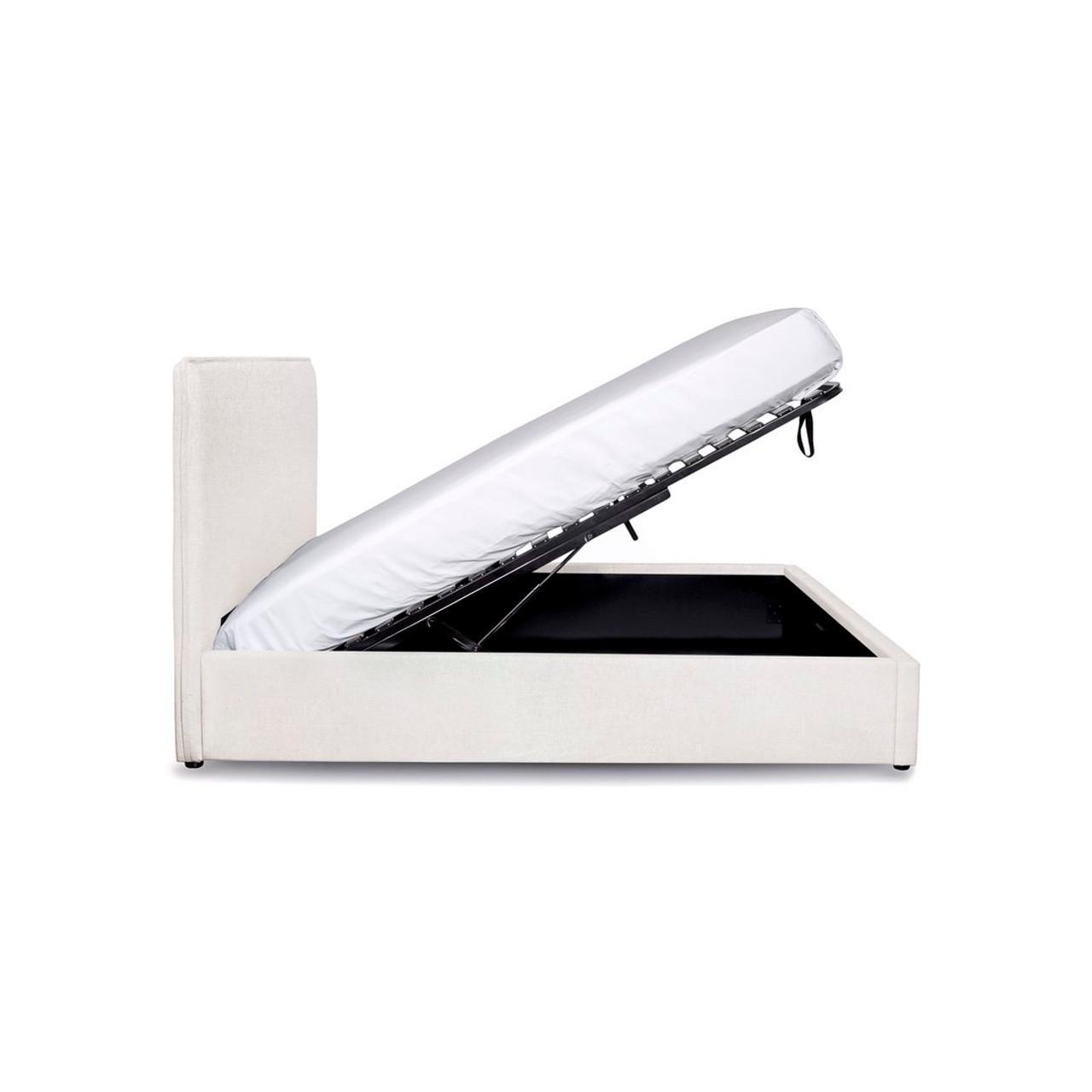 Julia Queen Storage Bed - Cream