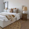 Julia Queen Storage Bed - Cream