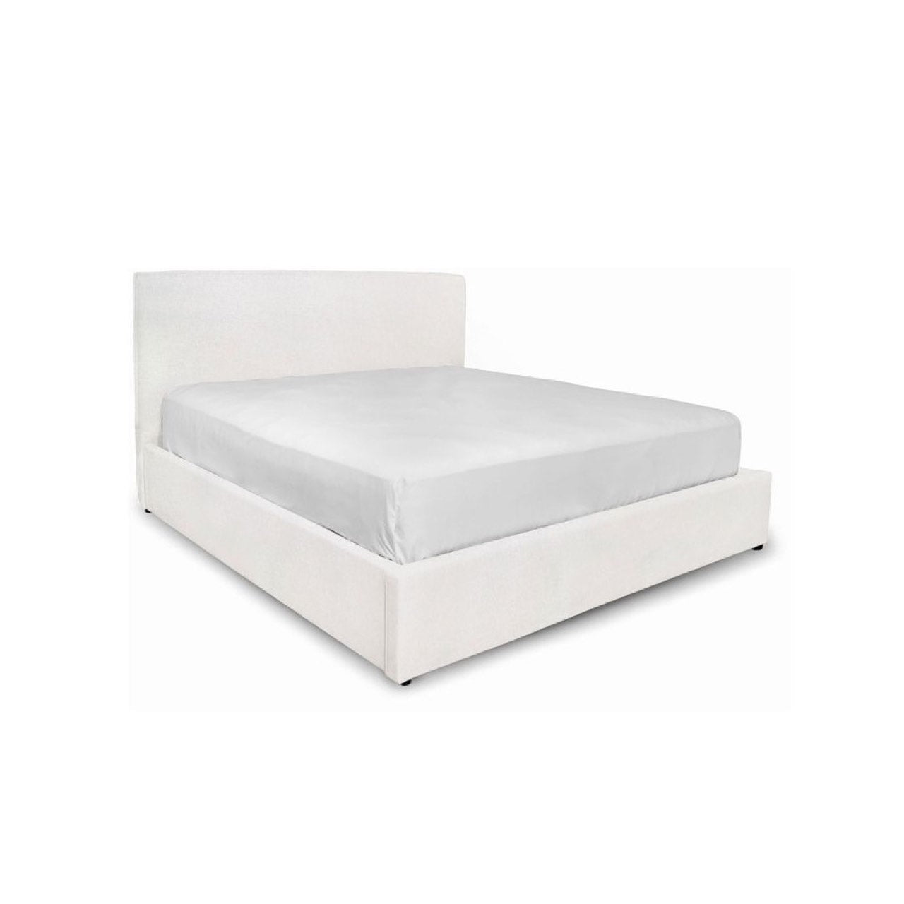 Julia King Bed - Cream