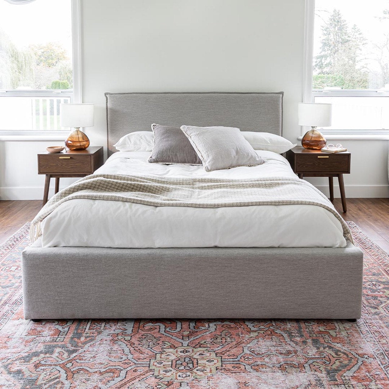 Julia King Storage Bed Short - Sand