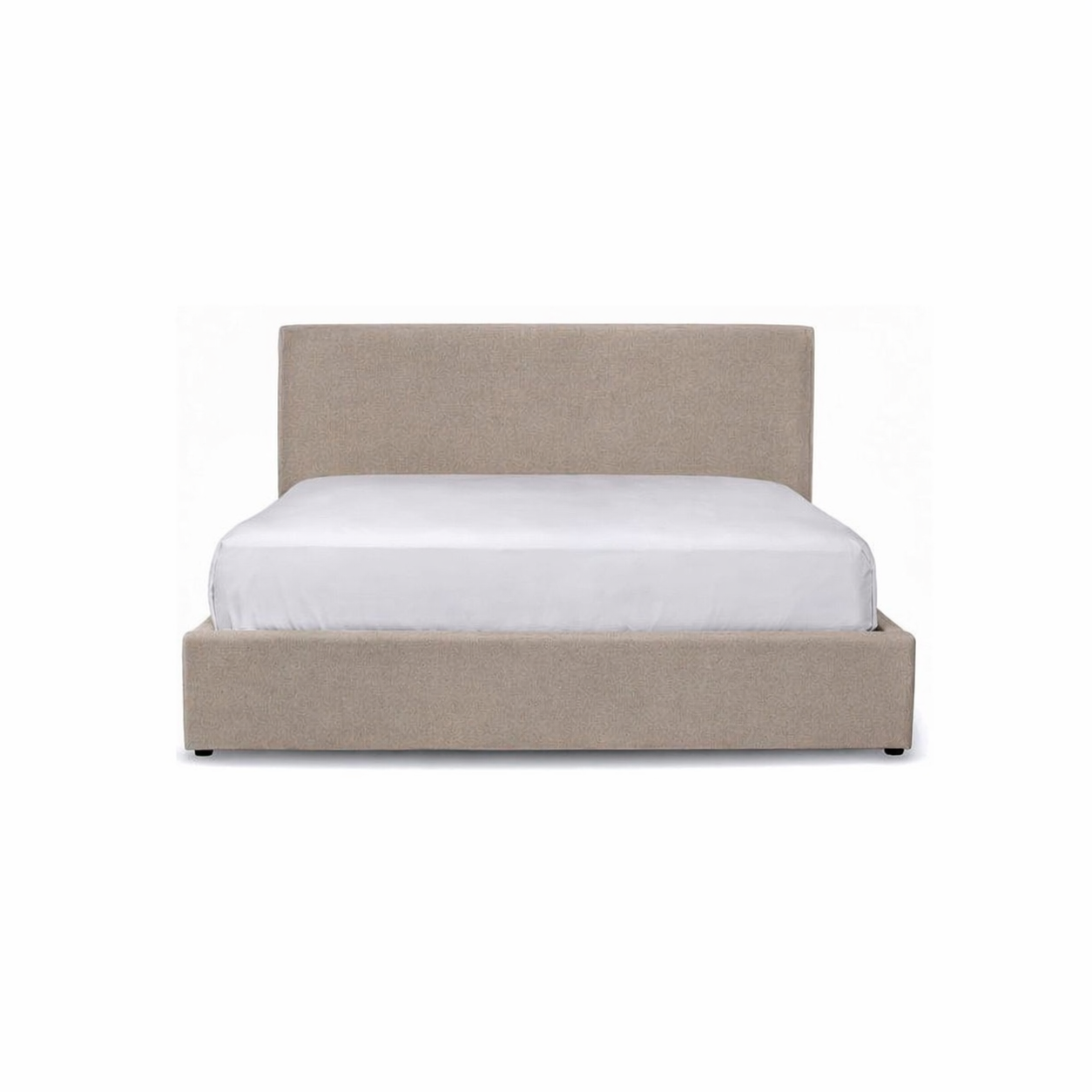 Julia King Bed - Light Fawn