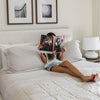 June Double Storage Bed - Cream
