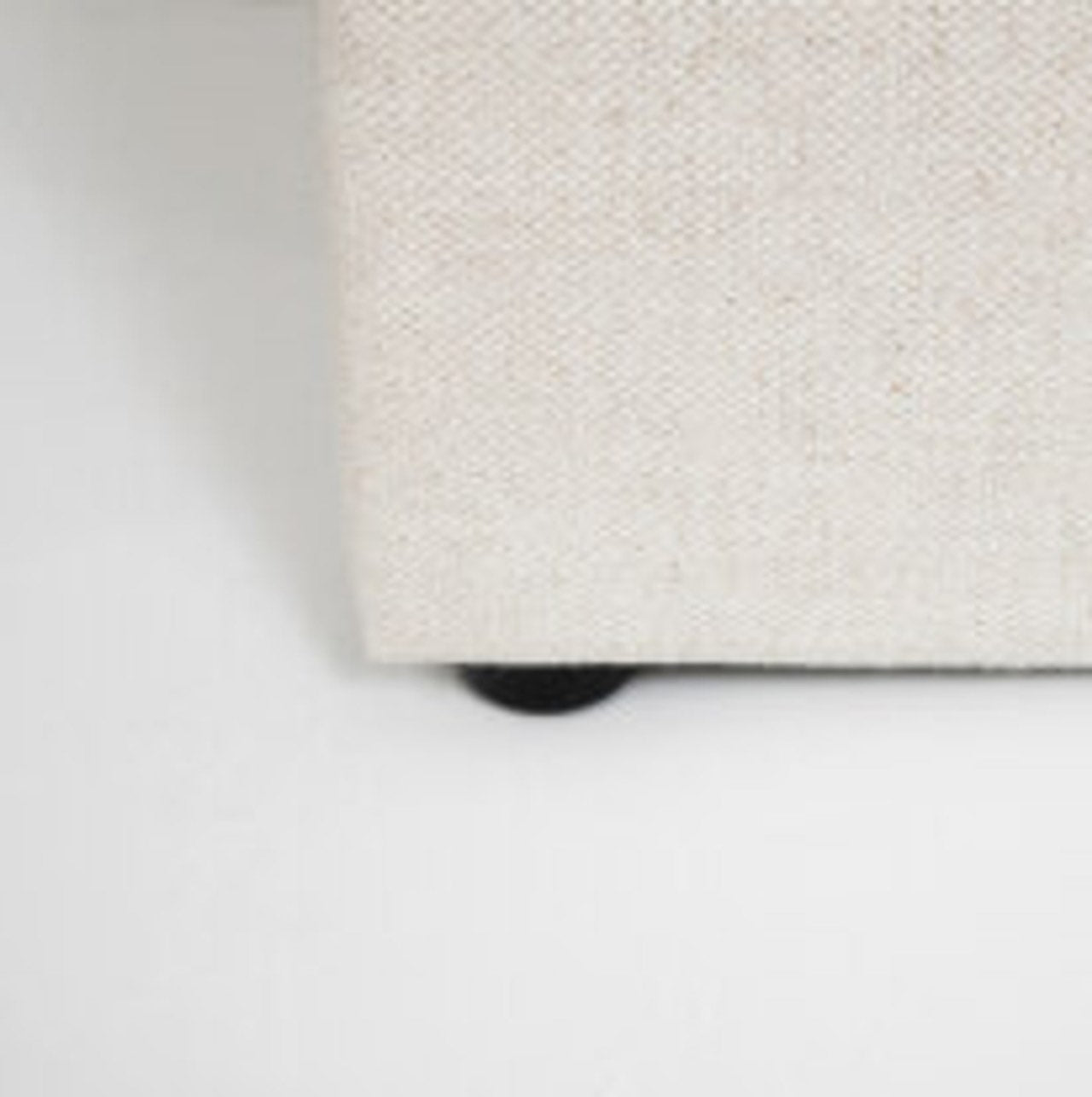 June Queen Storage Bed - Cream