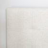 June Double Bed - Cream