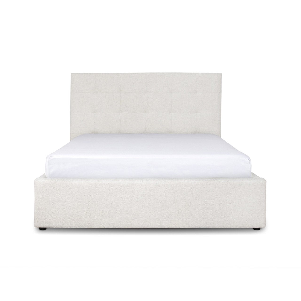 June Double Bed - Cream