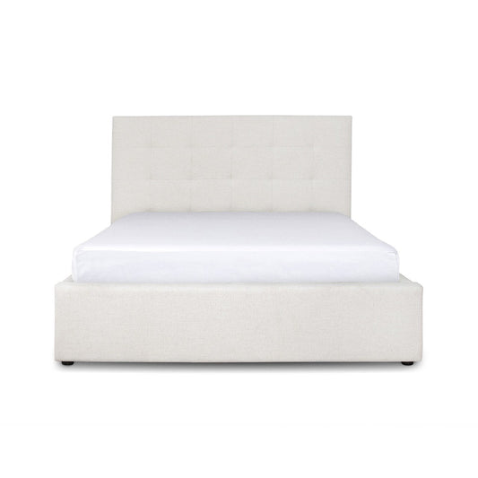 June Double Bed - Cream