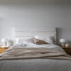 Justin Queen Storage Bed Tall - Cream