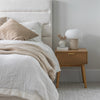 Justin Double Bed Tall - Cream