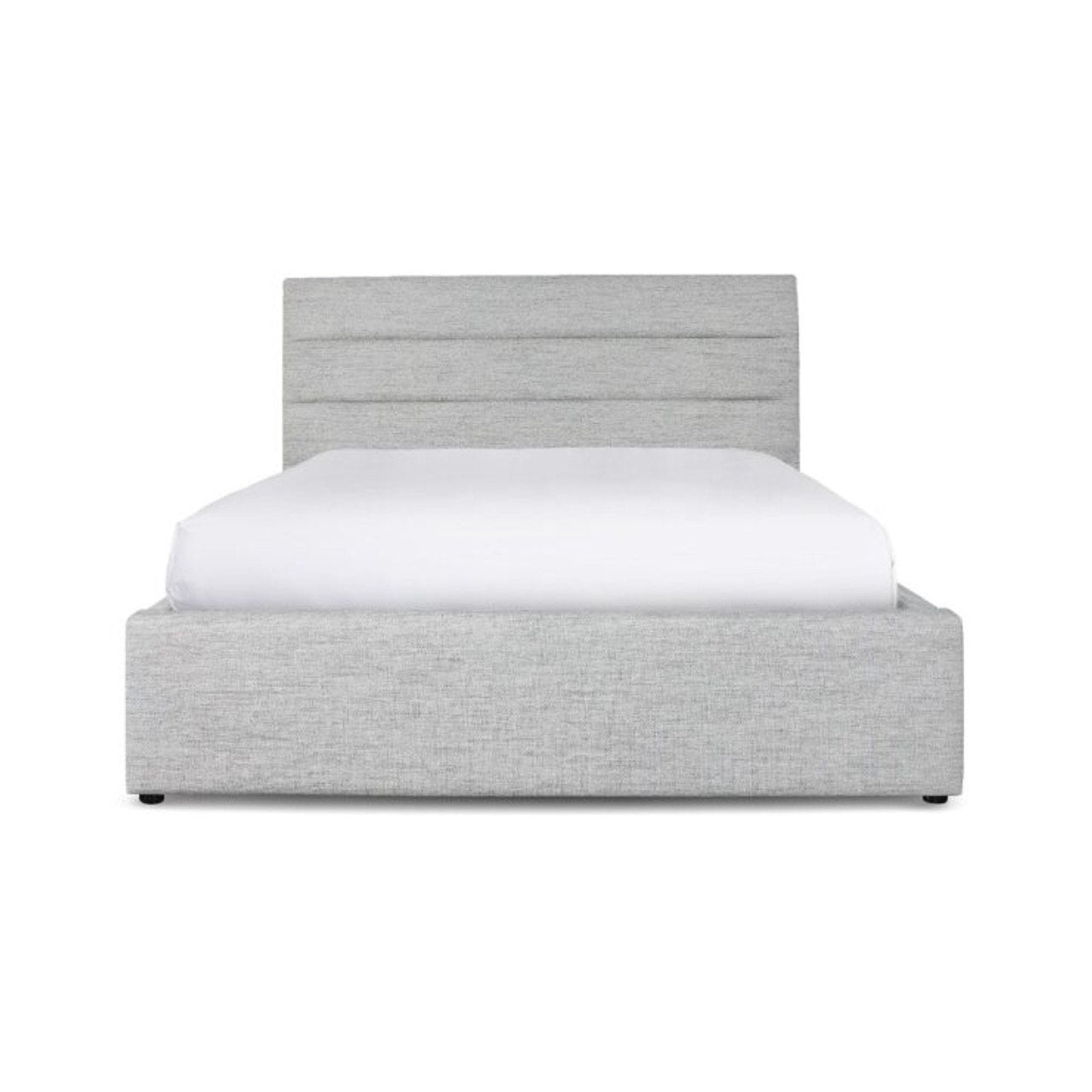 Justin King Storage Bed - Stone