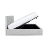 Justin King Storage Bed - Stone