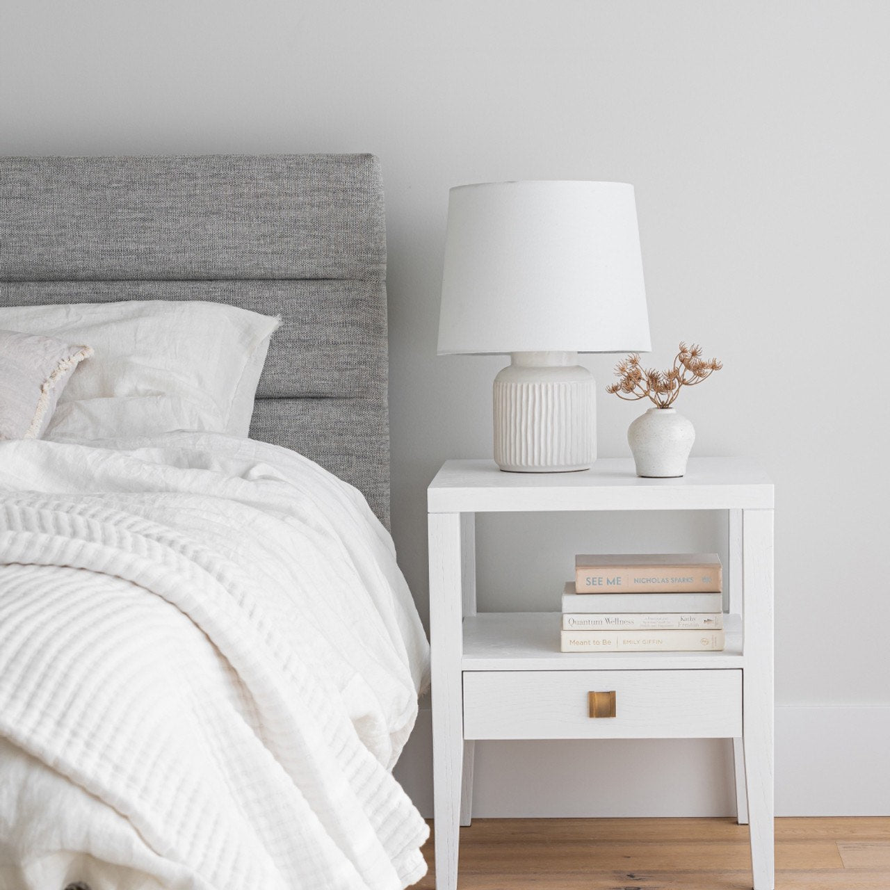 Justin Queen Bed - Stone