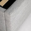 Justin King Bed - Stone