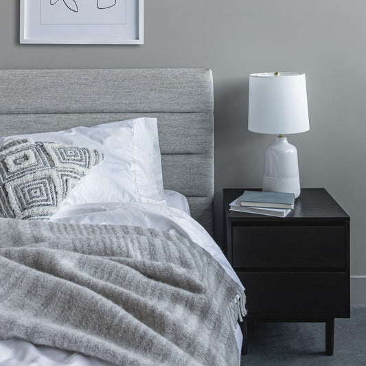 Justin Single Bed - Stone
