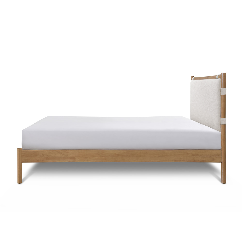 Laval Queen Bed - Buff