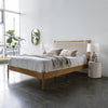 Laval Queen Bed - Buff