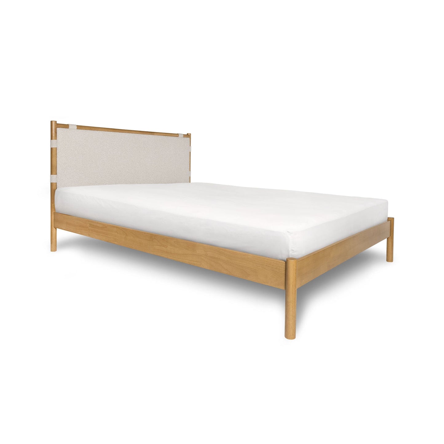 Laval Queen Bed - Buff