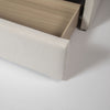 Lourdes King Storage Drawer Bed - Cream