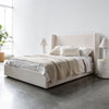Lourdes Queen Storage Drawer Bed - Cream